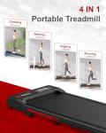 Portable Electric Incline Walking Pad Treadmill