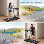 Xeo Home Folding Electric Treadmill With Bluetooth Speakers
