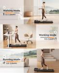 homeTro Compact Walking Pad Treadmill with Incline