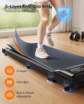 homeTro Compact Walking Pad Treadmill with Incline