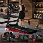 CURSOR FITNESS Folding Treadmill with Adjustable Incline