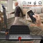 Foldable Under Desk Treadmill with Incline and Apps