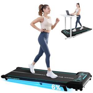 Citysports Under Desk Treadmill with Incline and Bluetooth
