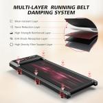 2-in-1 Walking Pad Treadmill with Incline