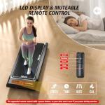 2-in-1 Walking Pad Treadmill with Incline