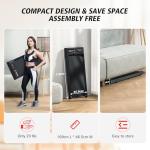 2-in-1 Walking Pad Treadmill with Incline