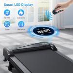 THERUN Portable Under Desk Treadmill with 6% Incline