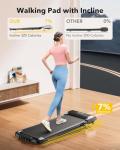 3 In 1 Folding Treadmill With Incline And Remote Control