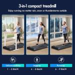 BLACK LORD Under Desk Walking Pad with Bluetooth