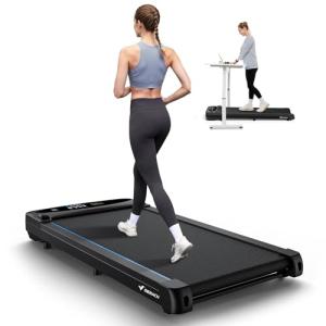 MERACH 3-in-1 Portable Under Desk Walking Treadmill