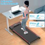 Portable 3-in-1 Under Desk Treadmill with Incline