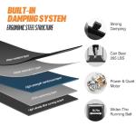 Panana Foldable Treadmill with LED Monitor, Remote Control