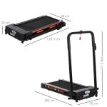 Homcom Foldable Electric Treadmill 0 5Hp 1 6 Km H