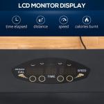 Homcom Foldable Electric Treadmill 0 5Hp 1 6 Km H