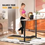 Maksone Wood Electric Under Desk Treadmill with Remote