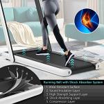 COSTWAY 2 in 1 Under Desk Treadmill - White