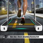 COSTWAY 2 in 1 Under Desk Treadmill - White