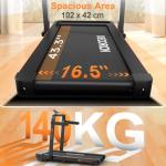 Folding Treadmill with Bluetooth Speaker - Home Office Fitness