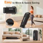 Folding Treadmill with Bluetooth Speaker - Home Office Fitness