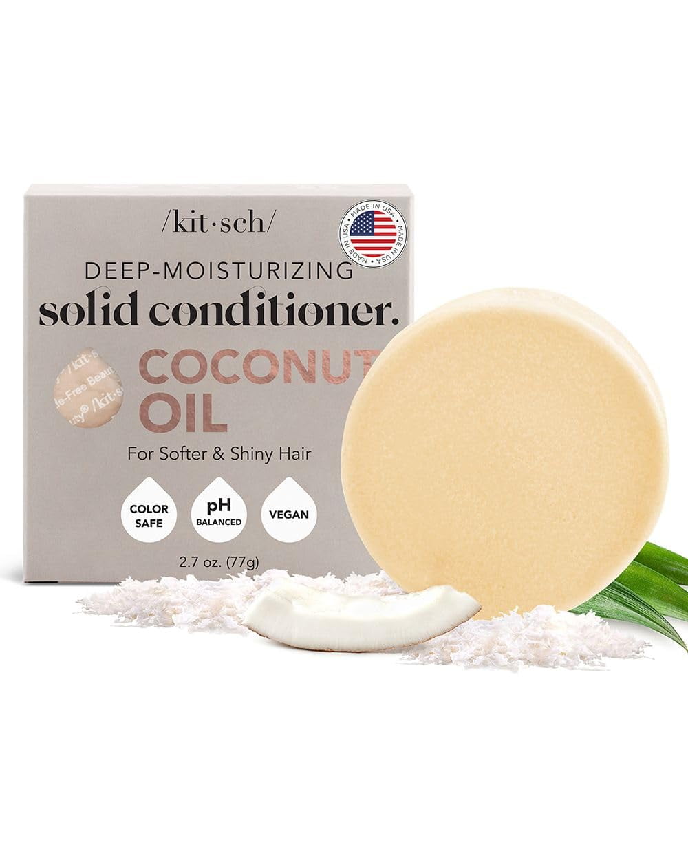 Coconut & Shea Moisturizing Conditioner Bar - Eco-Friendly