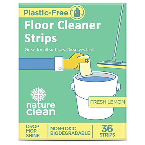 Plastic-Free Wood Floor Cleaner Strips, 36 Count