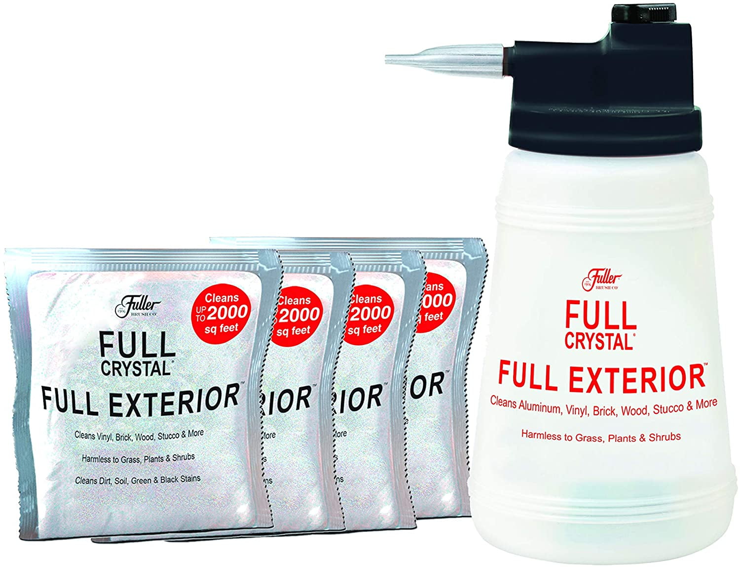 Full Crystal Non-Toxic Floor Cleaners, Unscented, 4 Ounce