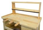 Deluxe Wooden Jewelers Bench with Tool Rack