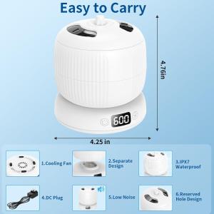 4-Mode Ultrasonic Cleaner for Jewelry and Dental Items