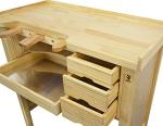 Deluxe Solid Wooden Jewelers Bench Set with Chair