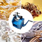 3-Inch Jewelry Rolling Mill with 1:6 Gear Ratio