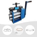 3-Inch Jewelry Rolling Mill with 1:6 Gear Ratio