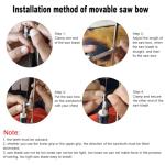 144-Piece Jeweler's Saw Blades Set with Storage