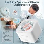 Portable Ultrasonic Cleaner for Jewelry and Dentures