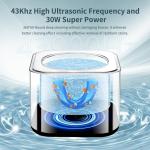 Portable Ultrasonic Cleaner for Jewelry and Dentures