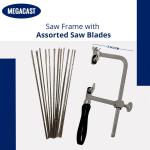 German Style Jeweler's Saw Frame with 144 Blades