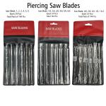 Adjustable 3" Jeweler Saw Frame with Blades