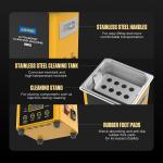 Ultrasonic Cleaner for Jewelry and Fuel Injectors