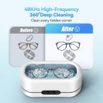 BYASKZIV Ultrasonic Jewelry Cleaner Machine 48KHz