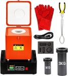 Gold Melting Furnace Kit - 1+3KG Electric 2100°F