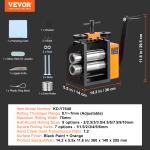 Jewelry Rolling Mill with 2.4 Gear Ratio