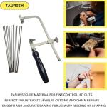 TAURISH 3-in-1 Jeweler's Saw Kit with Blades