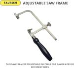 TAURISH 3-in-1 Jeweler's Saw Kit with Blades