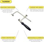 TAURISH 3-in-1 Jeweler's Saw Kit with Blades