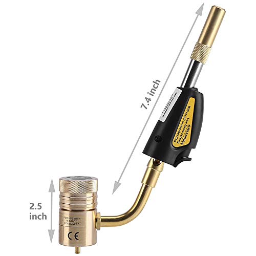 MAPP Hand Torch with Heavy Brass Head
