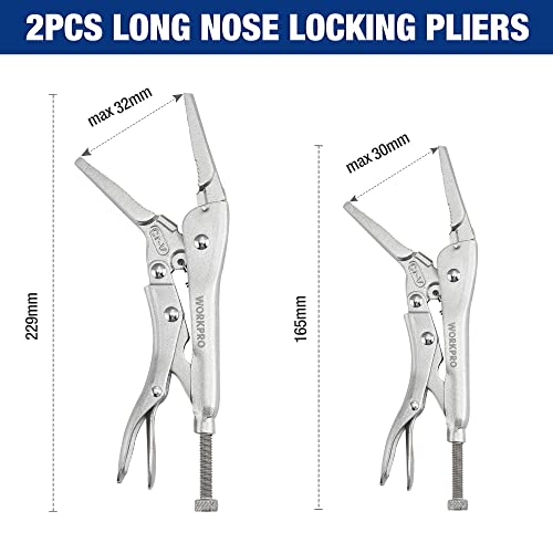 5-Piece Goldsmithing Pliers Set (Curved Jaw, Long Nose)