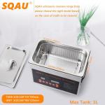 Ultrasonic Cleaner with Heater and Timer - 3L 270W