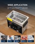 CREWORKS 3L Ultrasonic Jewelry Cleaner with Gentle Modes