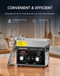 CREWORKS 3L Ultrasonic Jewelry Cleaner with Gentle Modes