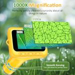 Handheld Kids Microscope with 1000X Magnification