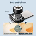 120X Jewelers Loupe with LED Light and Clip